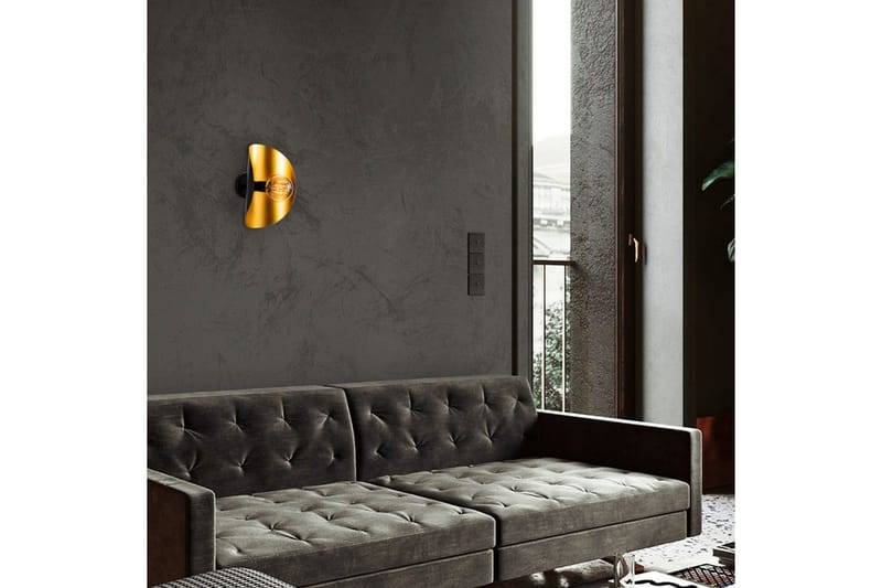 Vägglampa Sugana Giada Svart / Rany - Guld/Svart - Belysning - Inomhusbelysning & lampor - Sänglampa - Sänglampa vägg