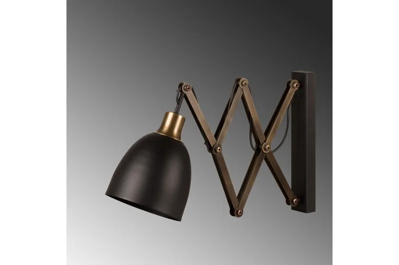 Vägglampa Sugana Lyra Svart / Vintage - Beige/Svart - Belysning - Inomhusbelysning & lampor - Sänglampa - Sänglampa vägg