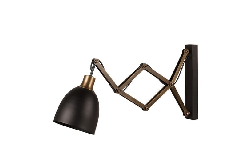 Vägglampa Sugana Lyra Svart / Vintage - Beige/Svart - Belysning - Inomhusbelysning & lampor - Sänglampa - Sänglampa vägg