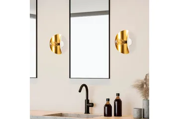 Vägglampa Sugana Vira Vit / Rany - Guld/Vit - Belysning - Inomhusbelysning & lampor - Sänglampa - Sänglampa vägg