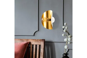 Vägglampa Sugana Vira Vit / Rany - Guld/Vit - Belysning - Inomhusbelysning & lampor - Sänglampa - Sänglampa vägg
