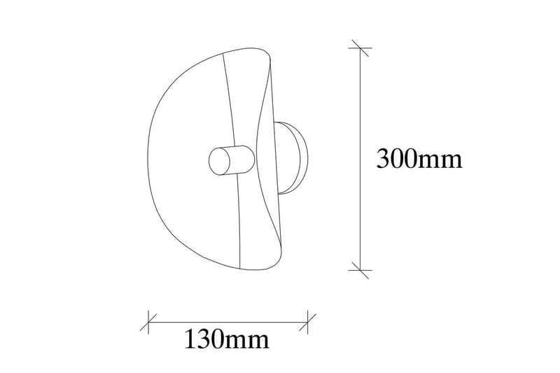 Vägglampa Sugana Vira Vit / Rany - Guld/Vit - Belysning - Inomhusbelysning & lampor - Sänglampa - Sänglampa vägg