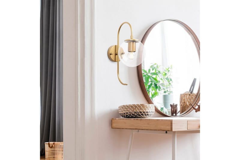 Vägglampa Thalara Glansig Rany Transparent - Glansig Rany Transparent - Belysning - Inomhusbelysning & lampor - Sänglampa - Sänglampa vägg