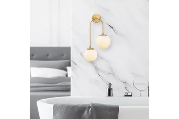 Vägglampa Thalara Två Glansig Rany - Guld - Belysning - Inomhusbelysning & lampor - Sänglampa - Sänglampa vägg