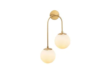 Vägglampa Thalara Två Glansig Rany - Guld - Belysning - Inomhusbelysning & lampor - Sänglampa - Sänglampa vägg