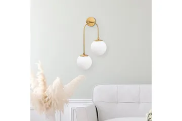 Vägglampa Thalara Två Glansig Rany - Guld - Belysning - Inomhusbelysning & lampor - Sänglampa - Sänglampa vägg