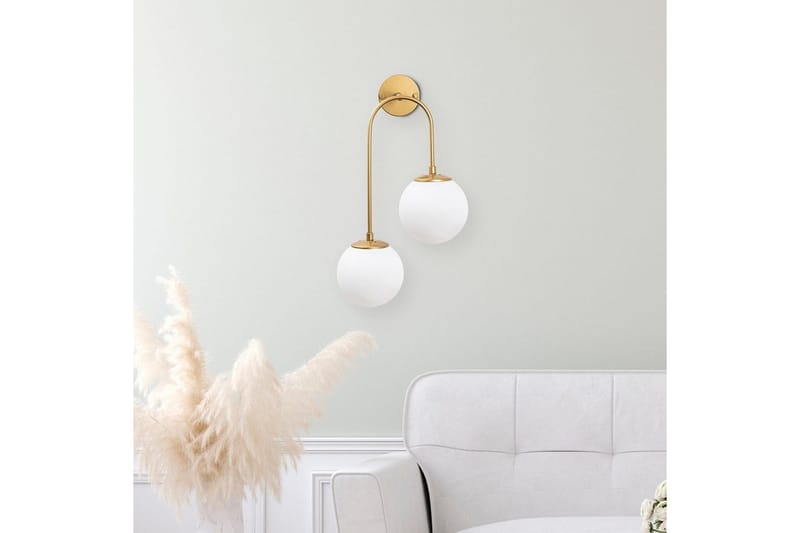 Vägglampa Thalara Två Glansig Rany - Guld - Belysning - Inomhusbelysning & lampor - Sänglampa - Sänglampa vägg