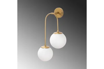 Vägglampa Thalara Två Glansig Rany - Guld - Belysning - Inomhusbelysning & lampor - Sänglampa - Sänglampa vägg