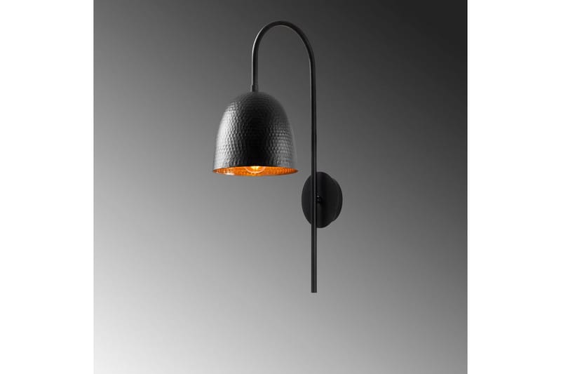 Vägglampa Thela Black - Antracit - Belysning - Inomhusbelysning & lampor - Sänglampa - Sänglampa vägg