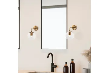 Vägglampa Tolra Vintage Transparent - Vintage Transparent - Belysning - Inomhusbelysning & lampor - Sänglampa - Sänglampa vägg