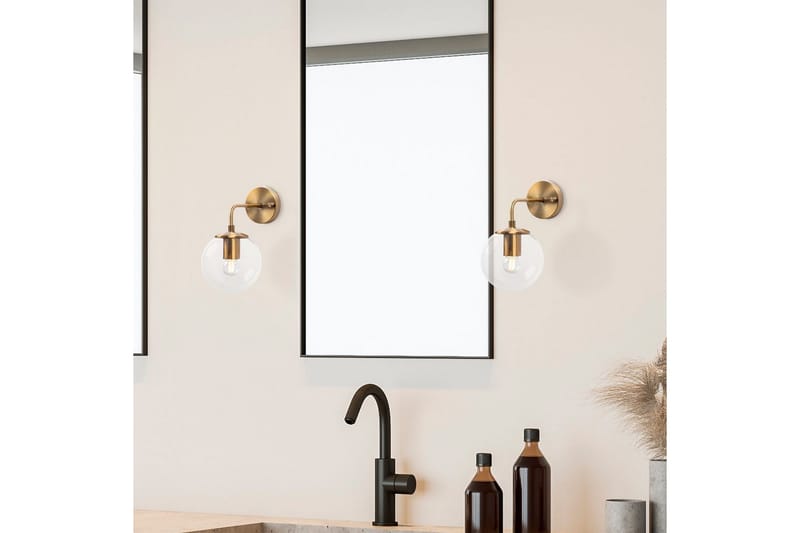 Vägglampa Tolra Vintage Transparent - Vintage Transparent - Belysning - Inomhusbelysning & lampor - Sänglampa - Sänglampa vägg