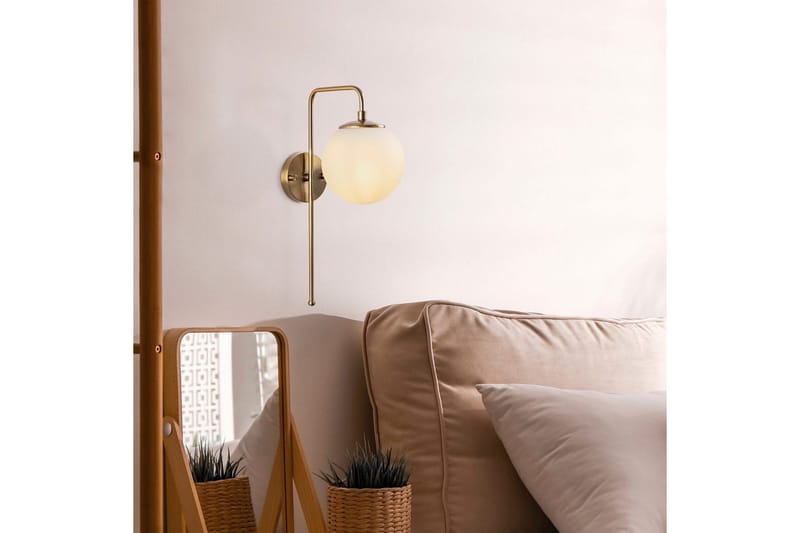 Vägglampa Tolra Vintage Vit - Vit - Belysning - Inomhusbelysning & lampor - Sänglampa - Sänglampa vägg