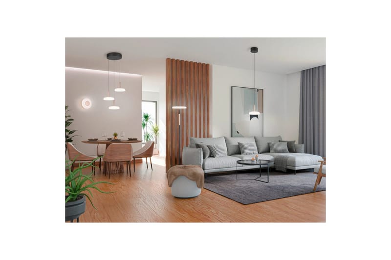 Vägglampa TRIO Celeste Mattsvart/vit/kaffebrun - Mattsvart/vit/kaffebrun - Belysning - Inomhusbelysning & lampor - Sänglampa - Sänglampa vägg