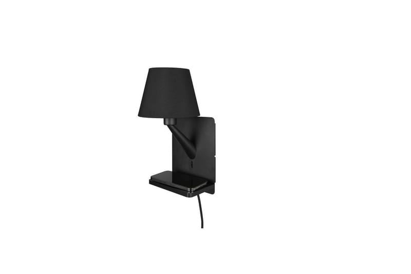 Vägglampa TRIO Comfort Mattsvart - Mattsvart - Belysning - Inomhusbelysning & lampor - Sänglampa - Sänglampa vägg