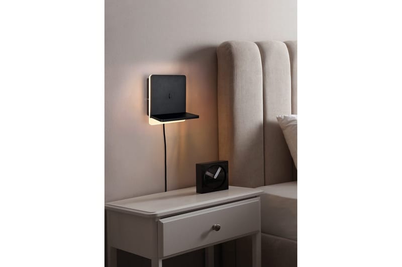 Vägglampa TRIO Fairfield Mattsvart - Mattsvart - Belysning - Inomhusbelysning & lampor - Sänglampa - Sänglampa vägg