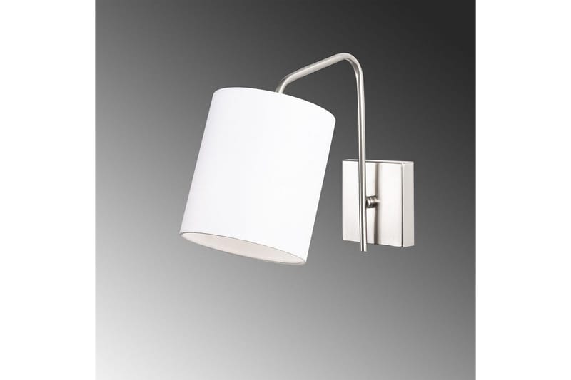 Vägglampa Ve Nickel / Vit - Vit - Belysning - Inomhusbelysning & lampor - Sänglampa - Sänglampa vägg