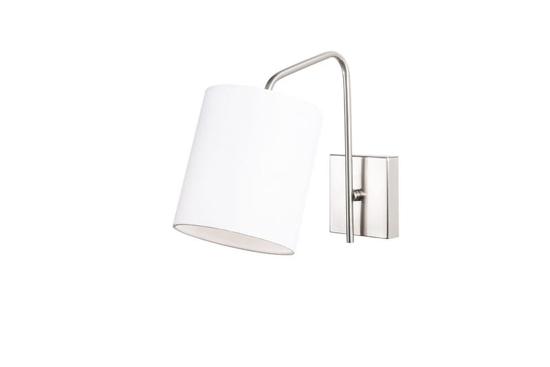 Vägglampa Ve Nickel / Vit - Vit - Belysning - Inomhusbelysning & lampor - Sänglampa - Sänglampa vägg