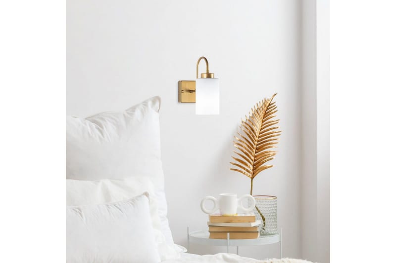 Vägglampa Yalara Vit / Rany - Vit / Rany - Belysning - Inomhusbelysning & lampor - Sänglampa - Sänglampa vägg