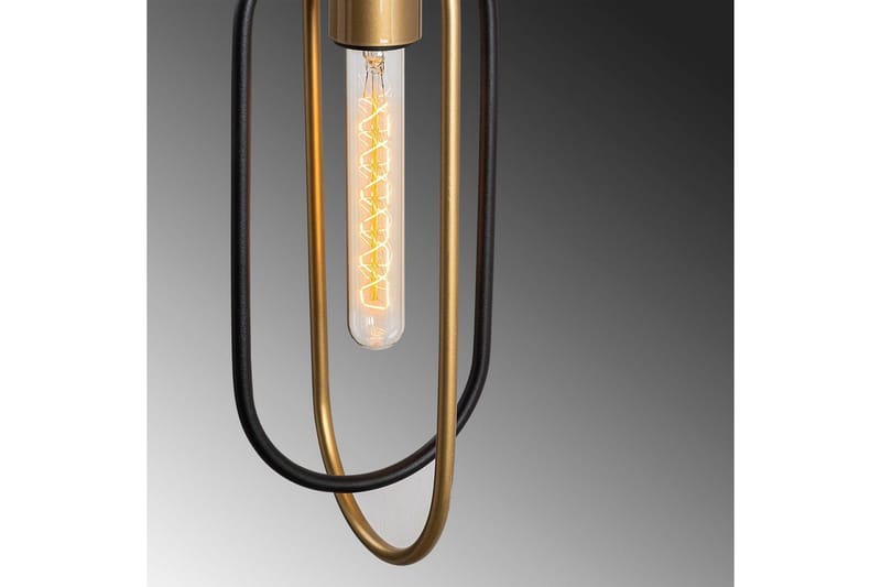 Vägglampa Pindor svart / guld - Guld/Svart - Belysning - Inomhusbelysning & lampor - Sänglampa - Sänglampa vägg