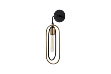 Vägglampa Pindor svart / guld - Guld/Svart - Belysning - Inomhusbelysning & lampor - Sänglampa - Sänglampa vägg