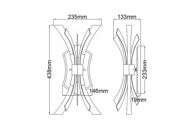 Vida Hinkley Vägglampa - GOLD - Belysning - Inomhusbelysning & lampor - Sänglampa - Sänglampa vägg