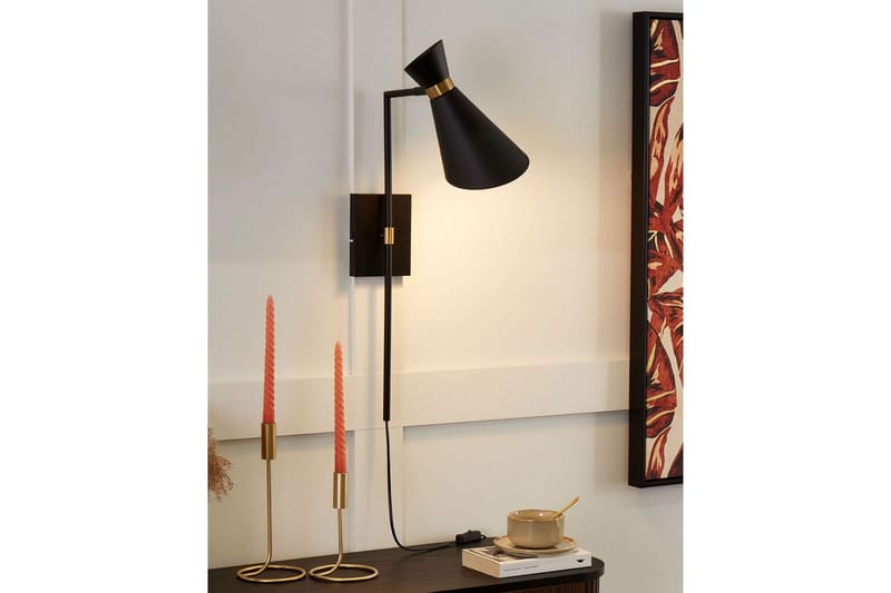 Yassil Vägglampa E27 E27 - Svart - Belysning - Inomhusbelysning & lampor - Sänglampa - Sänglampa vägg