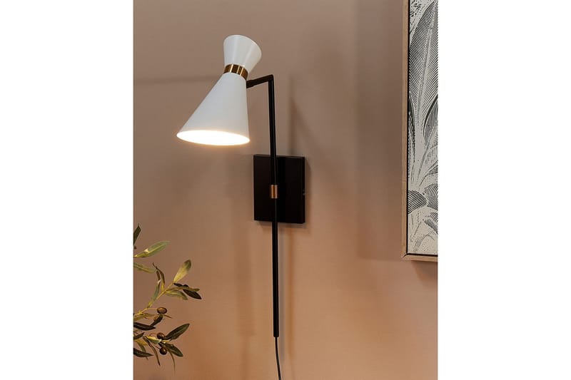 Yassil Vägglampa E27 - Svart/Vit - Belysning - Inomhusbelysning & lampor - Sänglampa - Sänglampa vägg