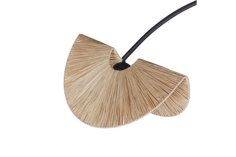 Santover Golvlampa 189 cm - Svart/Natur - Belysning - Inomhusbelysning & lampor - Golvlampor & golvbelysning