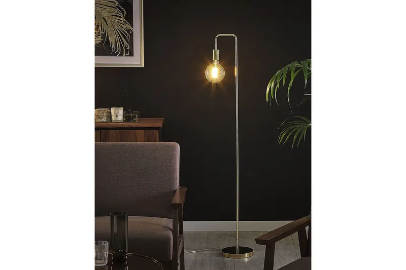 Savenay Golvlampa 140 cm - Guld - Belysning - Inomhusbelysning & lampor - Golvlampor & golvbelysning