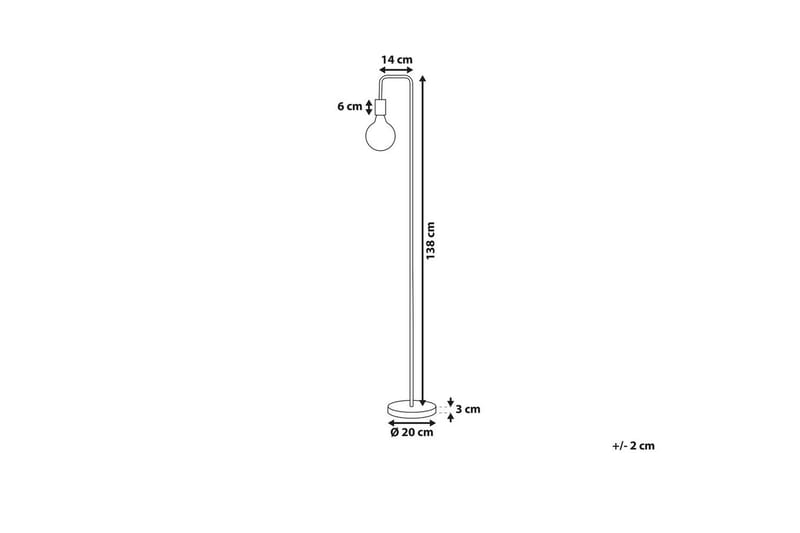 Savenay Golvlampa 140 cm - Koppar - Belysning - Inomhusbelysning & lampor - Golvlampor & golvbelysning