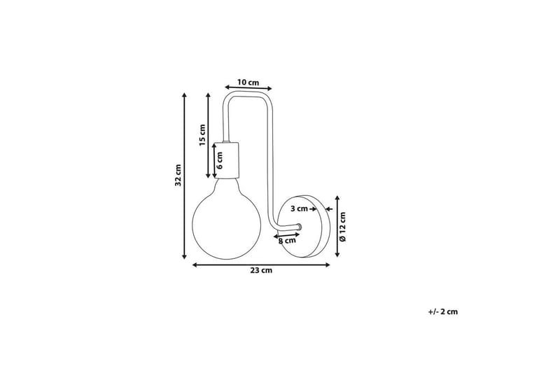 Savenay Vägglampa E27 - Guld - Belysning - Inomhusbelysning & lampor - Vägglampor & väggbelysning