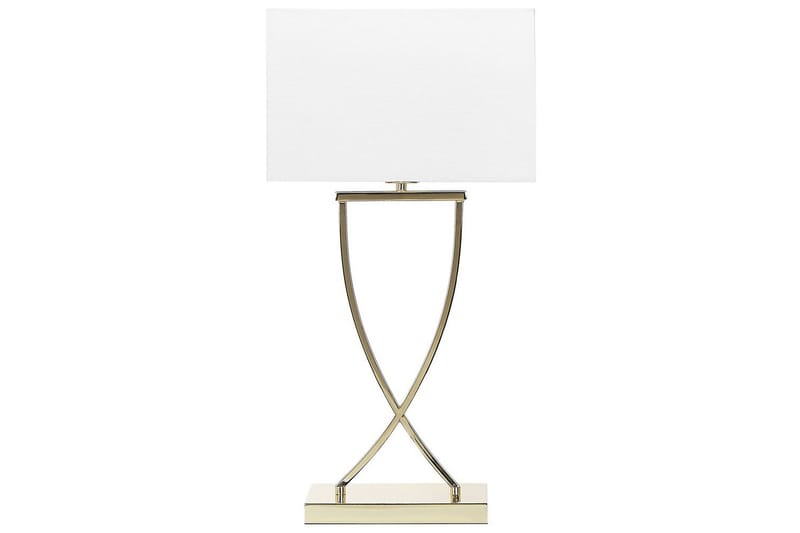 Sirene Bordslampa 62 cm E27 - Mässing/Vit - Belysning - Inomhusbelysning & lampor - Sänglampa - Sängbordslampa