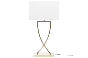 Sirene Bordslampa 62 cm E27 - Mässing/Vit - Belysning - Inomhusbelysning & lampor - Sänglampa - Sängbordslampa