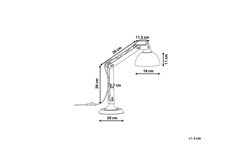 SALADO Skrivbordslampa 53 cm - Skrivbordslampa