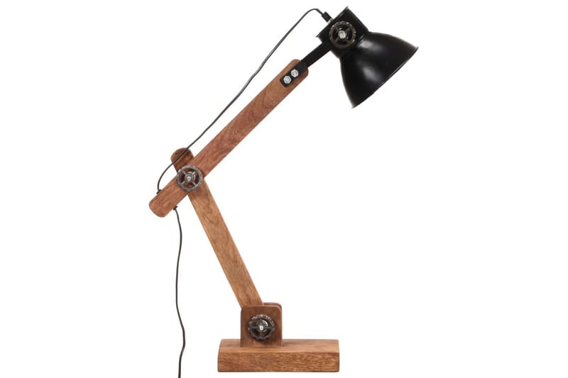 Skrivbordslampa industriell svart rund 58x18x90 cm E27 - Svart - Belysning - Inomhusbelysning & lampor - Skrivbordslampa