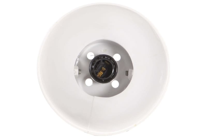 Skrivbordslampa industriell vit rund 58x18x90 cm E27 - Vit - Belysning - Inomhusbelysning & lampor - Skrivbordslampa
