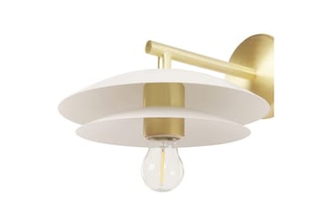 Solab Vägglampa E27 - Guld/Vit - Belysning - Inomhusbelysning & lampor - Vägglampor & väggbelysning