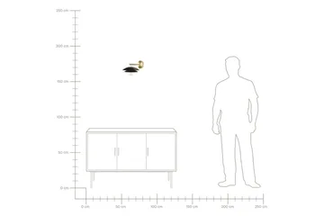 Solab Vägglampa E27 - Svart/Guld - Belysning - Inomhusbelysning & lampor - Vägglampor & väggbelysning