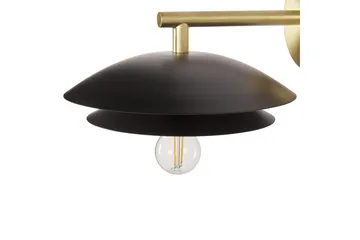 Solab Vägglampa E27 - Svart/Guld - Belysning - Inomhusbelysning & lampor - Vägglampor & väggbelysning