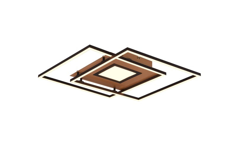 VIA LED-Taklampa Matt Svart/Guld - Plafond - Sovrumslampa