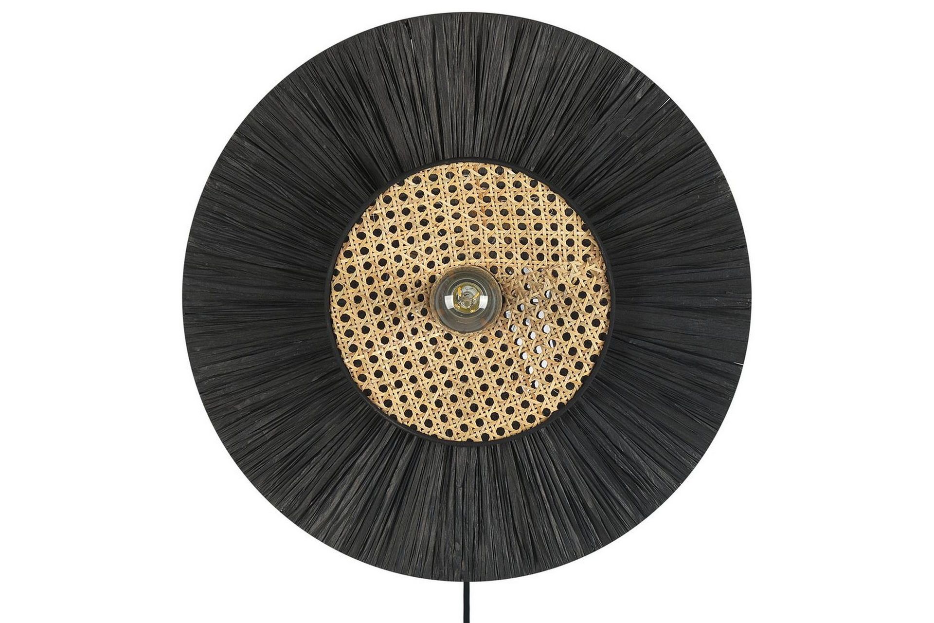 Symi Vägglampa E27 - Svart