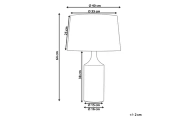 Tabarca Bordslampa 64 cm E27 - Flerfärgad - Belysning - Inomhusbelysning & lampor - Sänglampa - Sängbordslampa