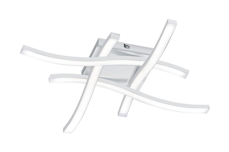 Route LED Plafond 4L mattvit, Matt vit