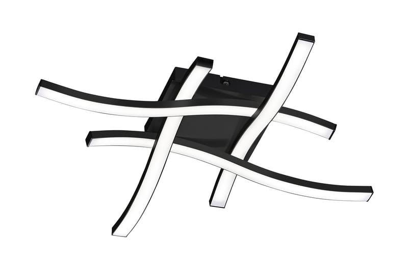 Route LED Plafond 4L mattsvart, Matt svart