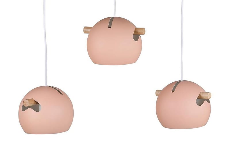 ANESTREA Pendellampa Dimbar LED Rosa Mellan - Fönsterlampa hängande - Kökslampa & pendellampa - Sovrumslampa