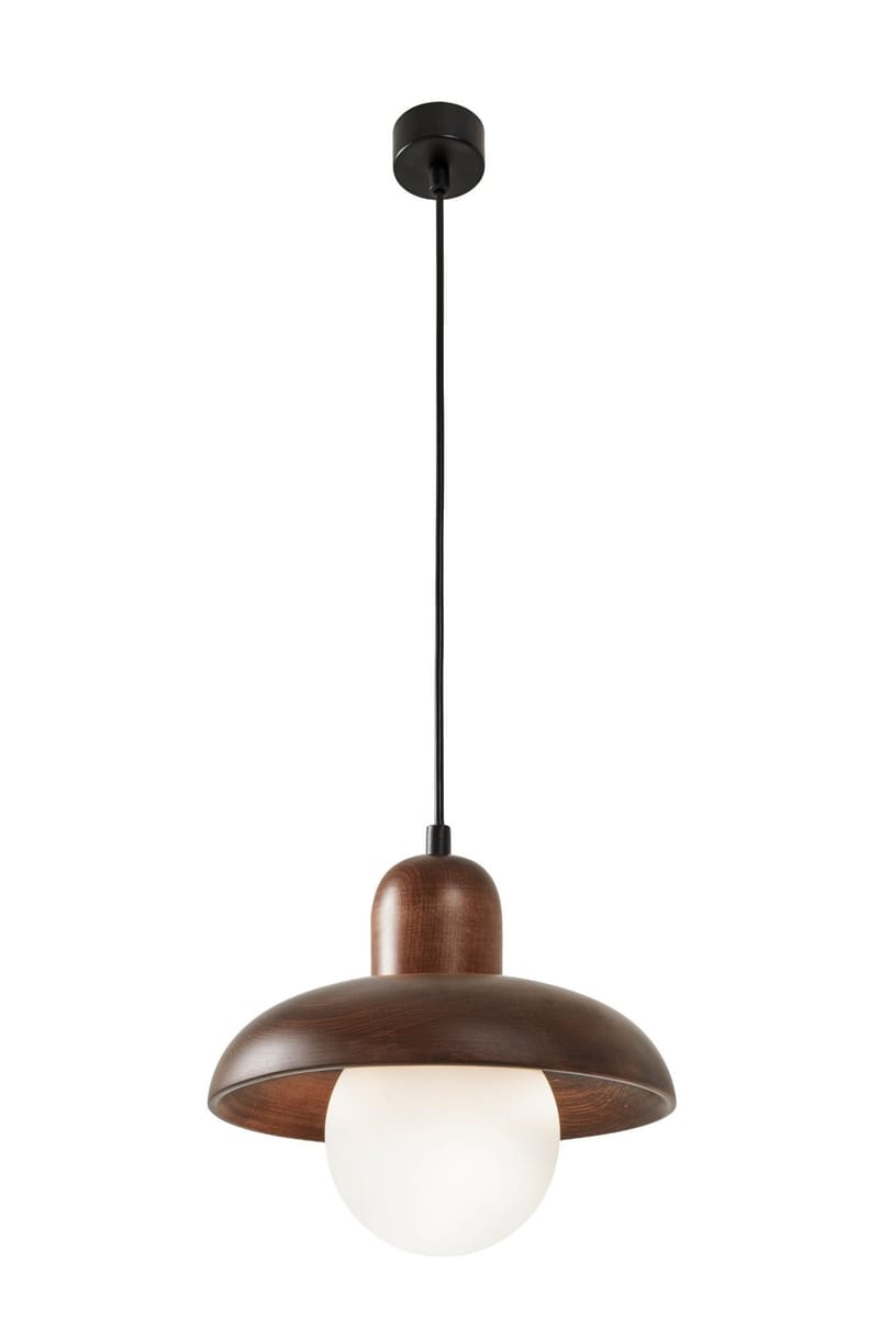 Beylin Pendellampa - Svart Valnöt Vit - Belysning - Inomhusbelysning & lampor - Taklampor & takbelysning - Kristallkrona & takkrona