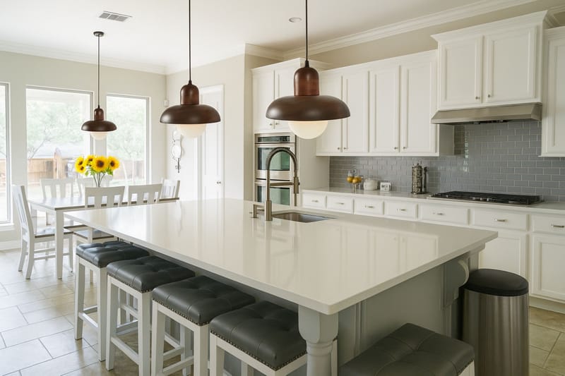 Beylin Pendellampa - Svart Valnöt Vit - Belysning - Inomhusbelysning & lampor - Taklampor & takbelysning - Kristallkrona & takkrona