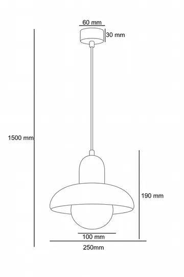 Beylin Pendellampa - Svart Ek Vit - Belysning - Inomhusbelysning & lampor - Taklampor & takbelysning - Kristallkrona & takkrona