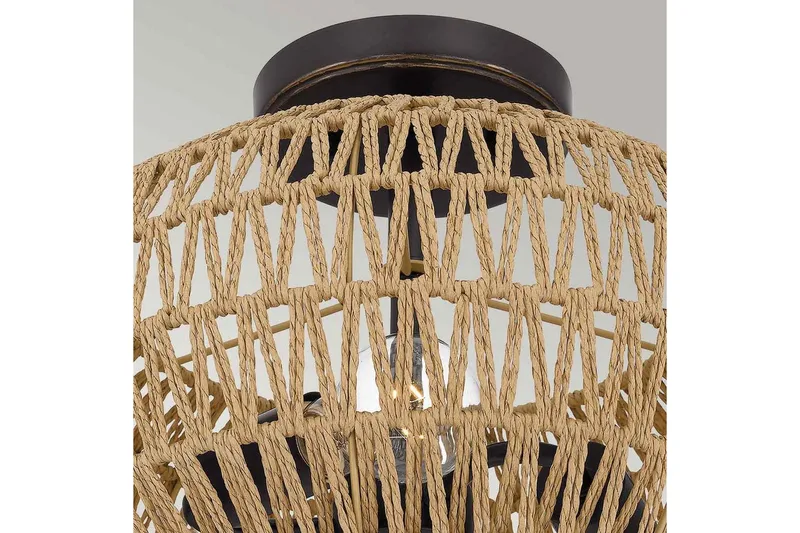 Casablanca Quoizel Taklampa - Bronze - Belysning - Inomhusbelysning & lampor - Taklampor & takbelysning - Plafond