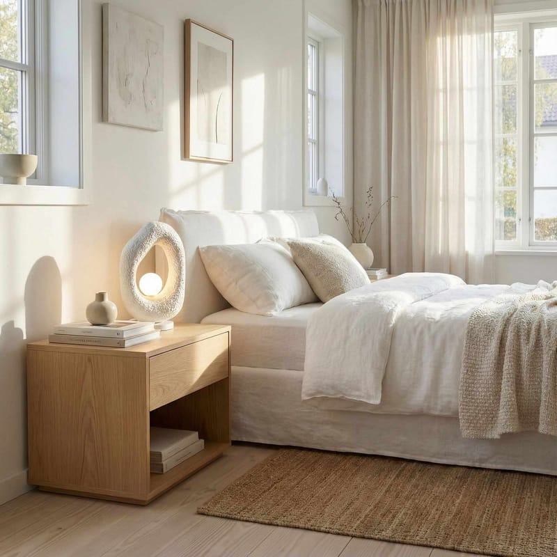 Corlinor Bordslampa - Vit - Belysning - Inomhusbelysning & lampor - Taklampor & takbelysning - Kristallkrona & takkrona